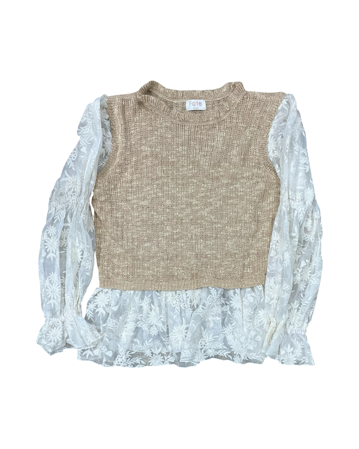 Top Ls By Fate In Cream, Size:S