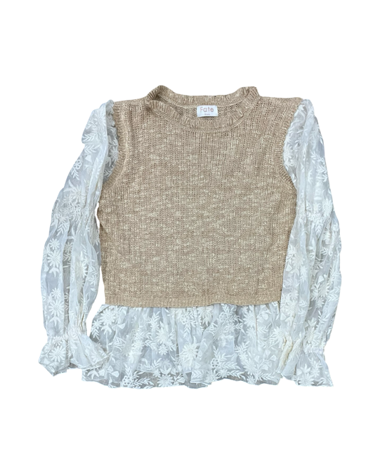 Top Ls By Fate In Cream, Size:S