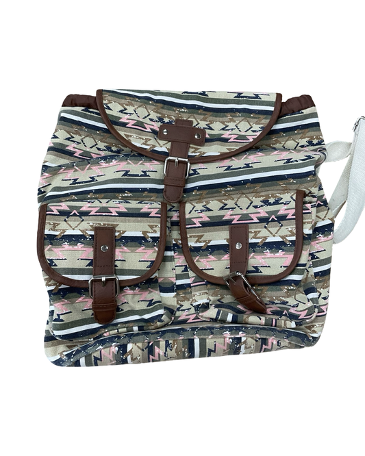 Backpack By Clothes Mentor In Tan, Size:Large