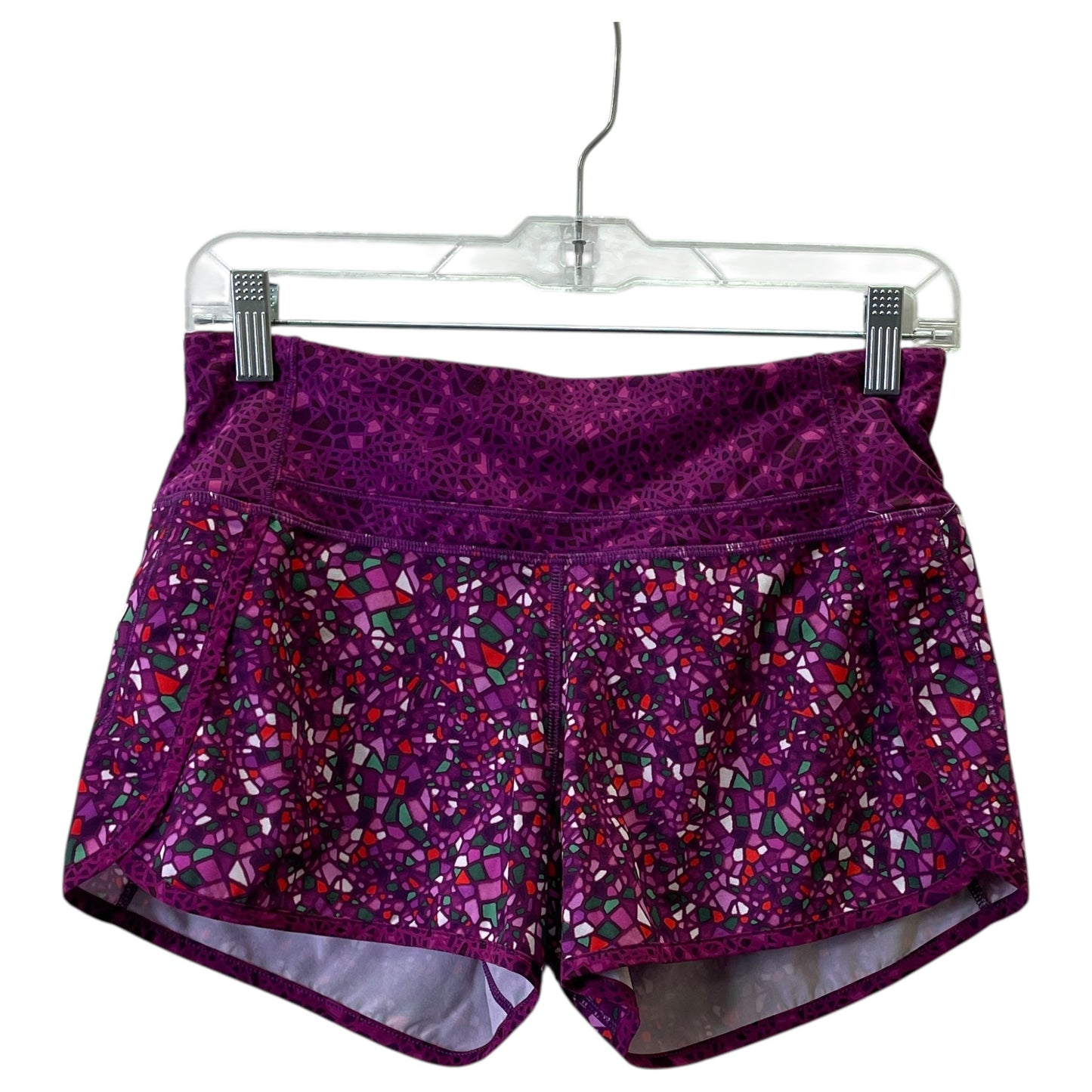 Athletic Shorts By Athleta In Purple, Size:S