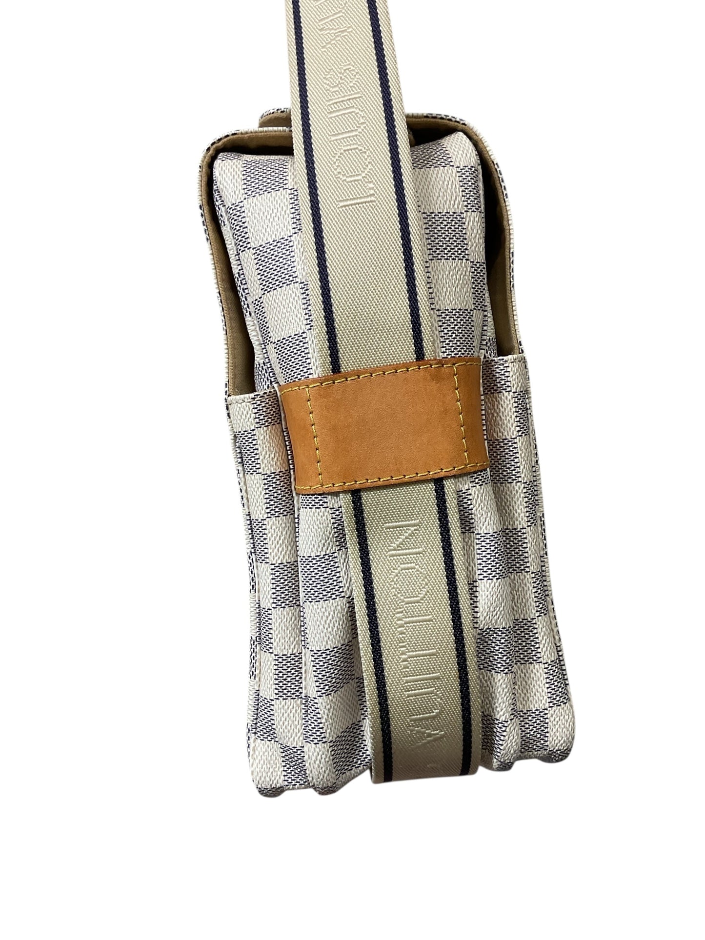 Handbag Luxury Designer By Louis Vuitton In Checkered Pattern, Size:Medium