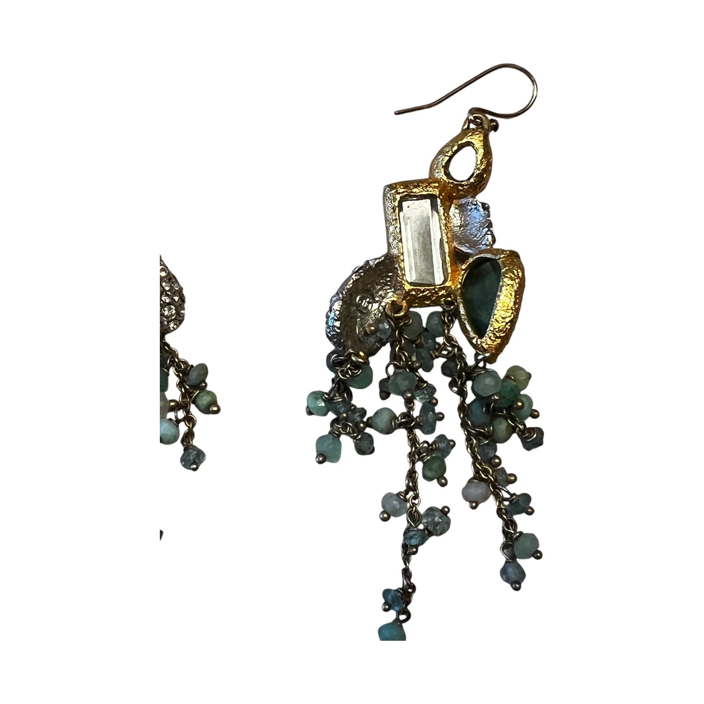 Earrings Dangle/Drop  In Green