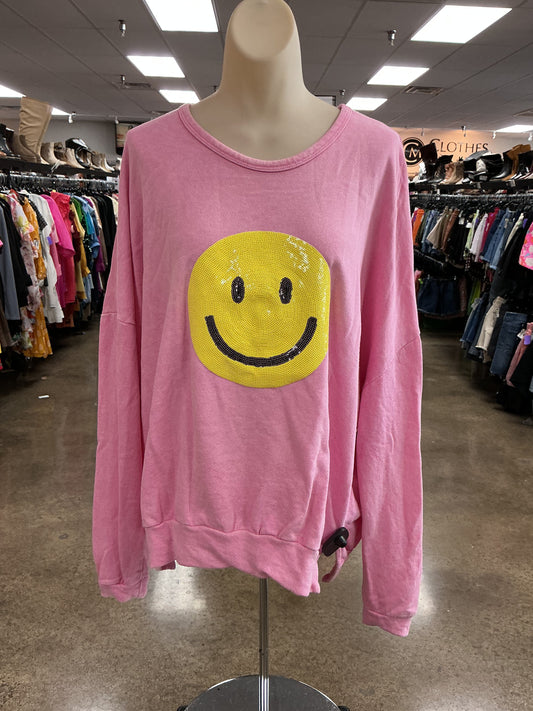 Top Ls By Fantastic Fawn In Pink, Size:L