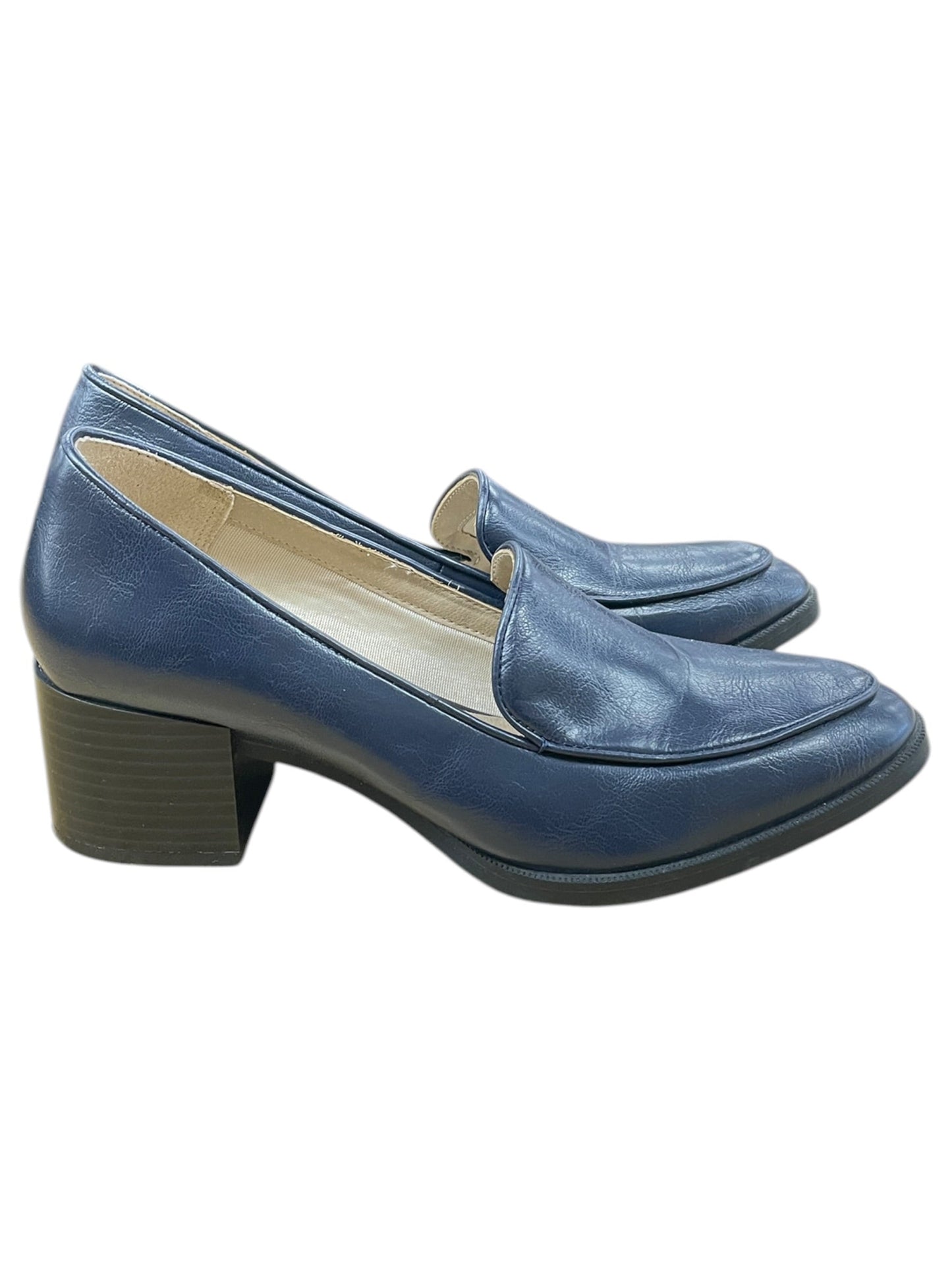 Shoes Heels Block By Life Stride In Blue, Size:6.5