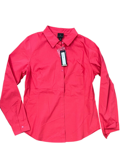 Blouse Ls By Worthington In Orange, Size:M