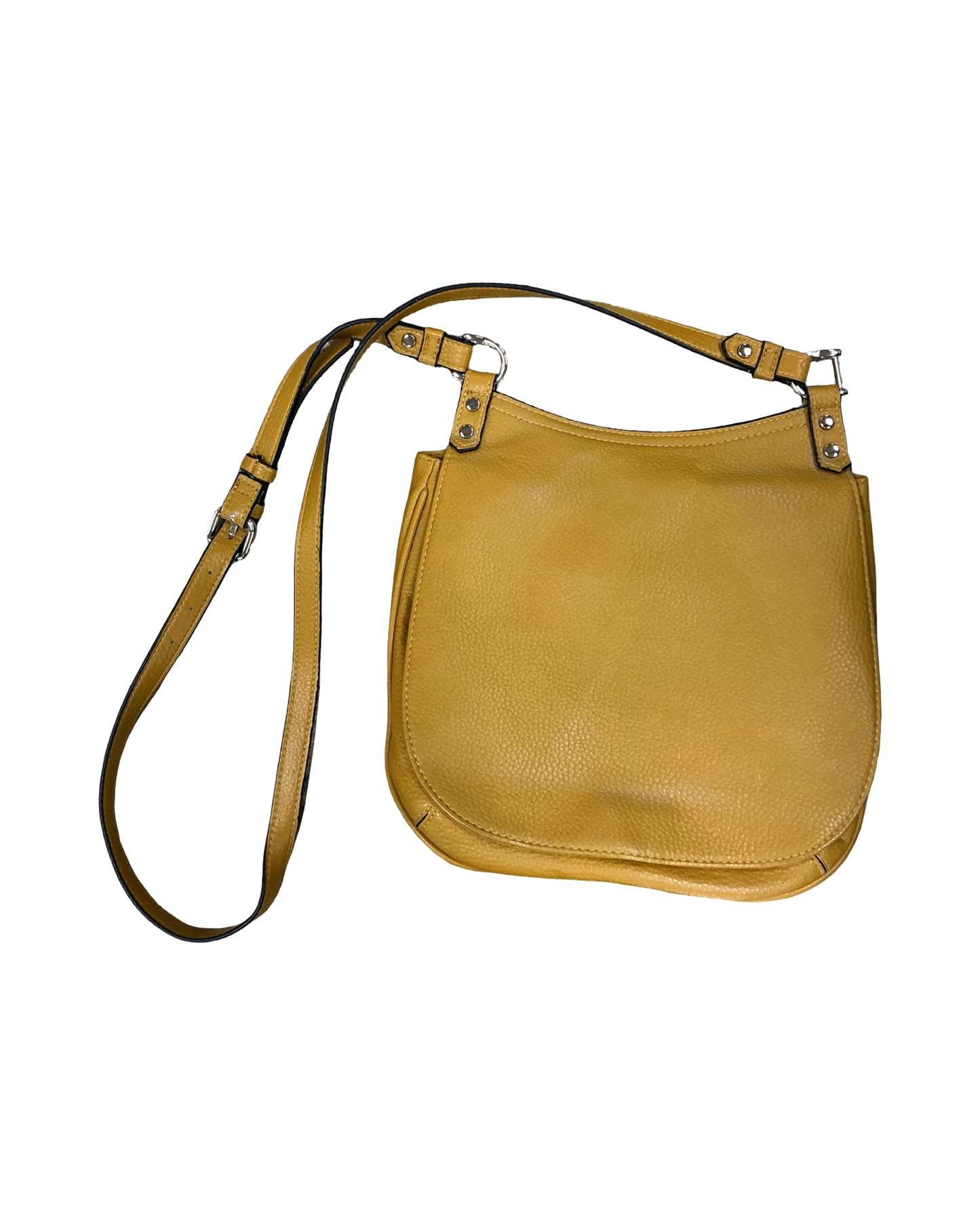 Crossbody By Merona In Gold, Size:Small