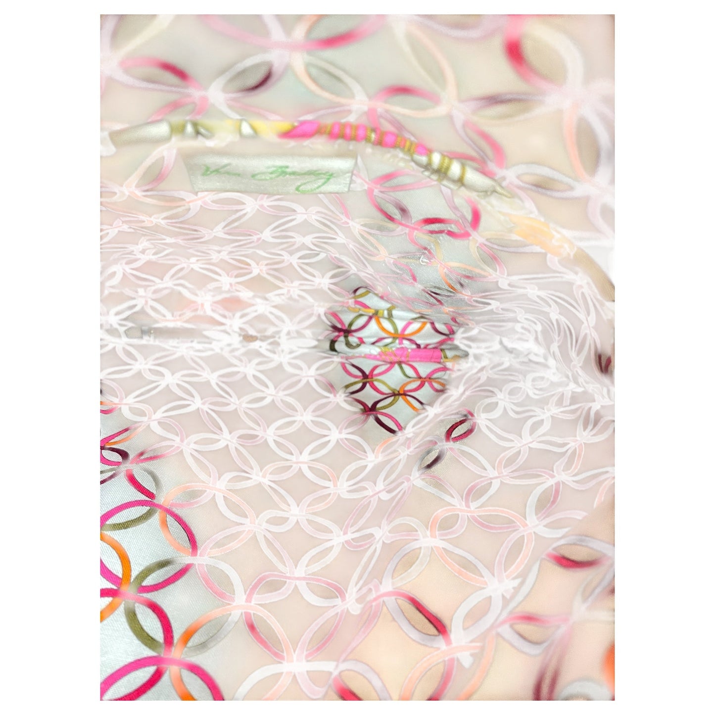 Crossbody By Vera Bradley In Grey & Pink, Size:Medium