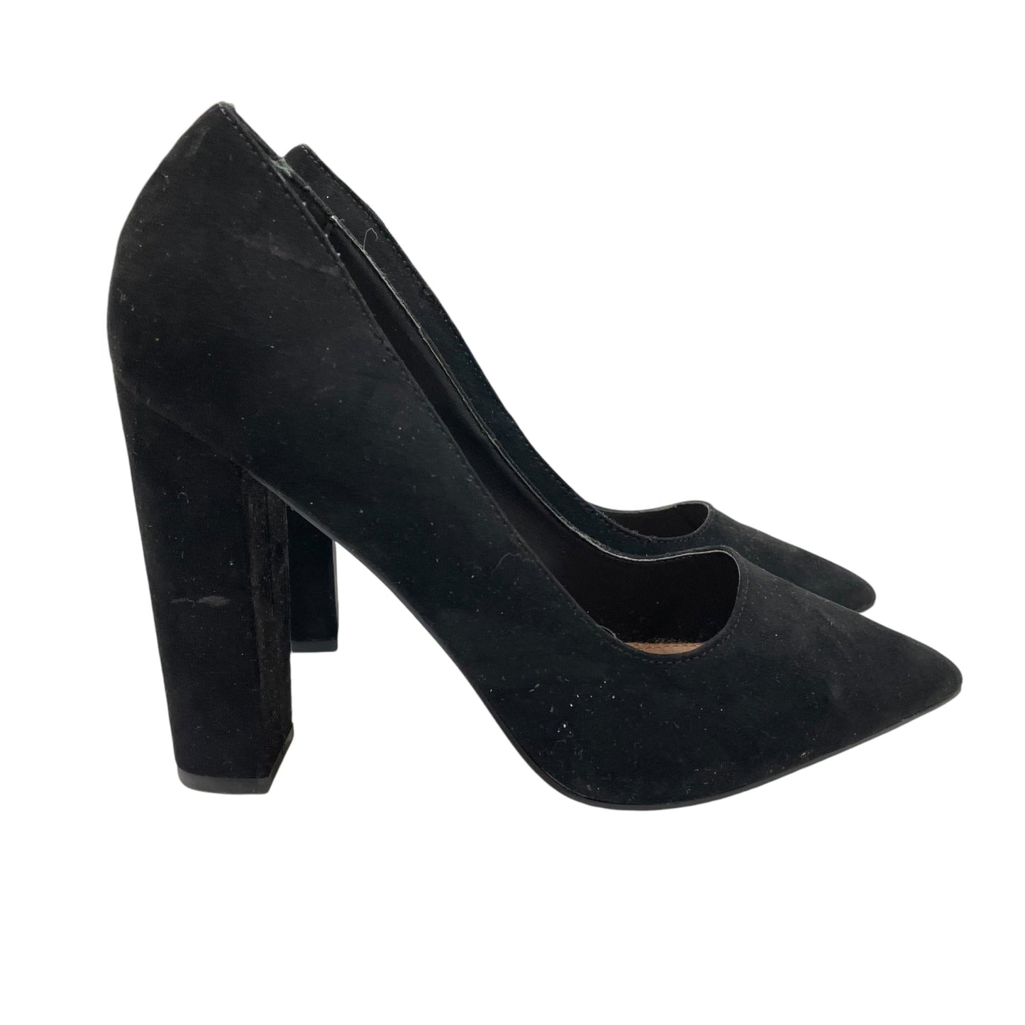 Shoes Heels Block By Asos In Black, Size:9