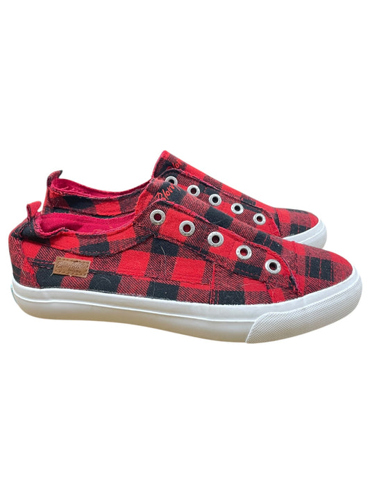 Shoes Flats By Blowfish In Plaid Pattern, Size:9