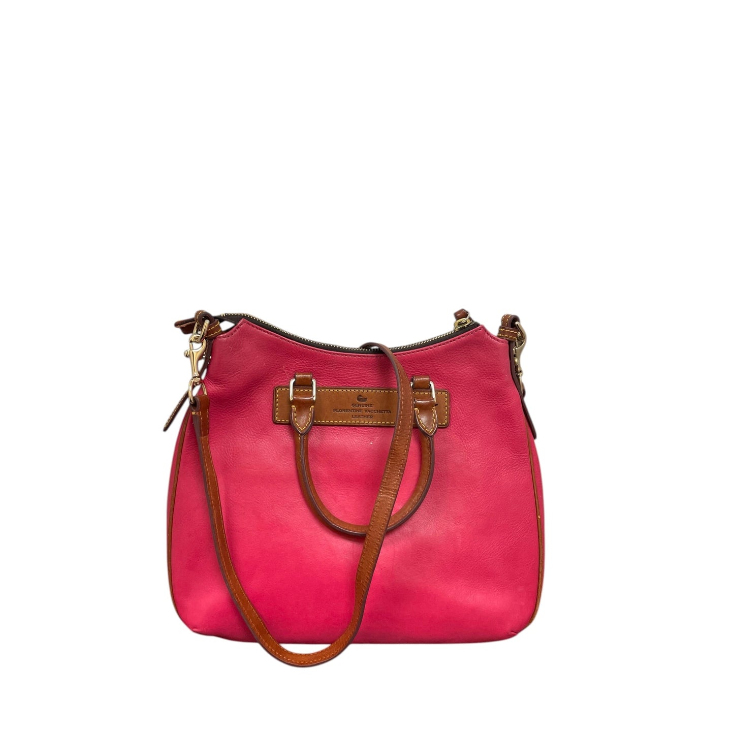 Handbag Designer By Dooney And Bourke In Pink, Size:Medium