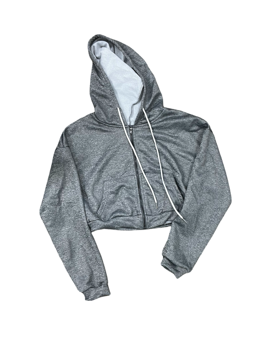 Sweatshirt Hoodie By Shein In Grey, Size:L