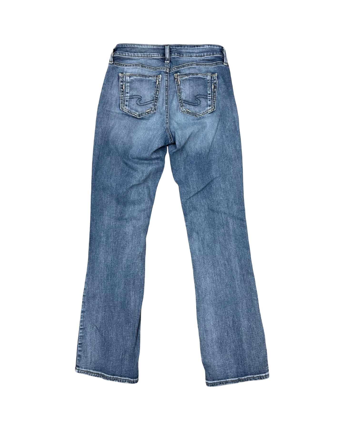 Jeans Skinny By American Eagle In Blue Denim, Size:14P