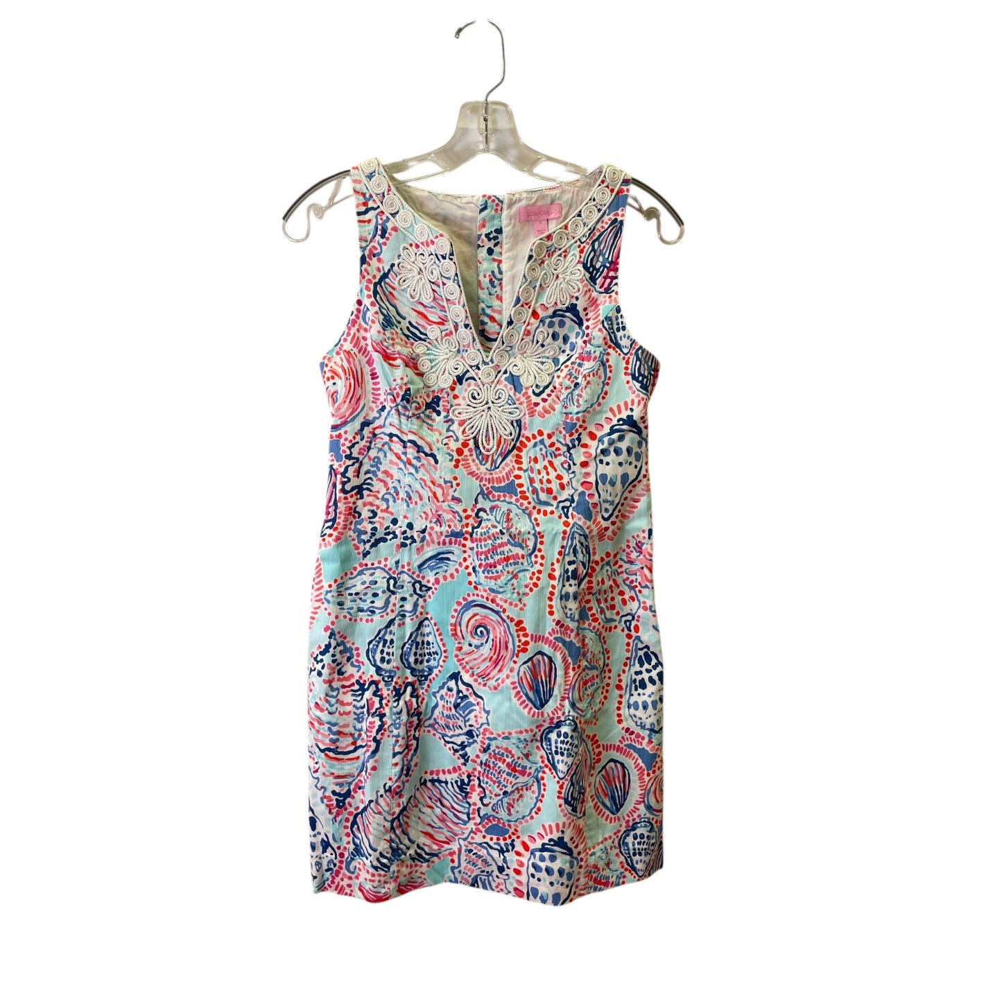 Dress Designer By Lilly Pulitzer In Blue & Red, Size:Xs