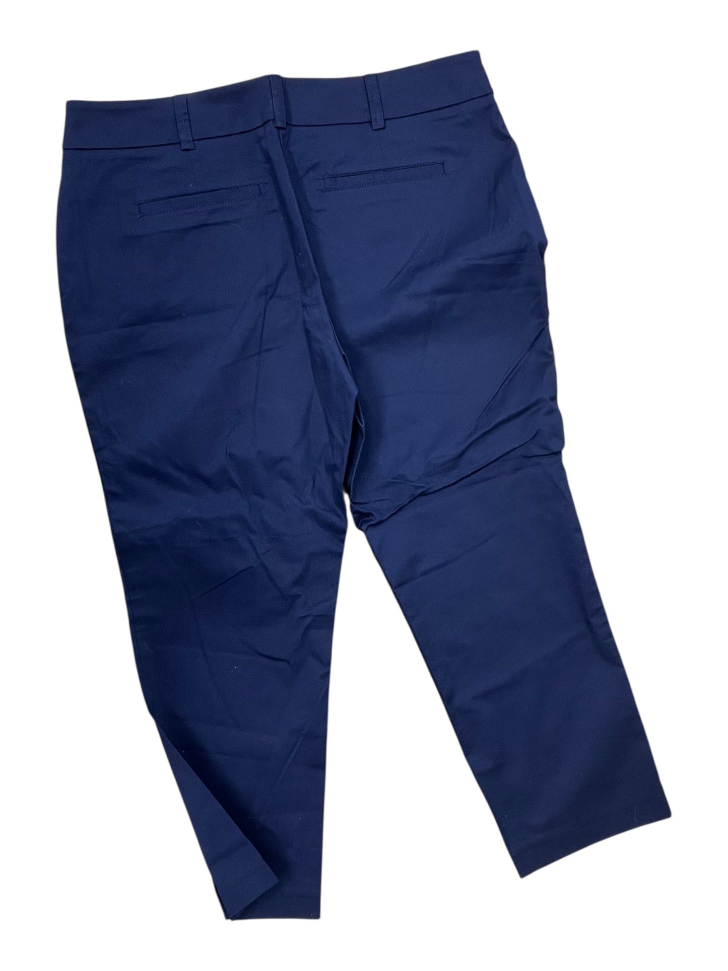 Pants Cropped By Clothes Mentor In Blue, Size:14