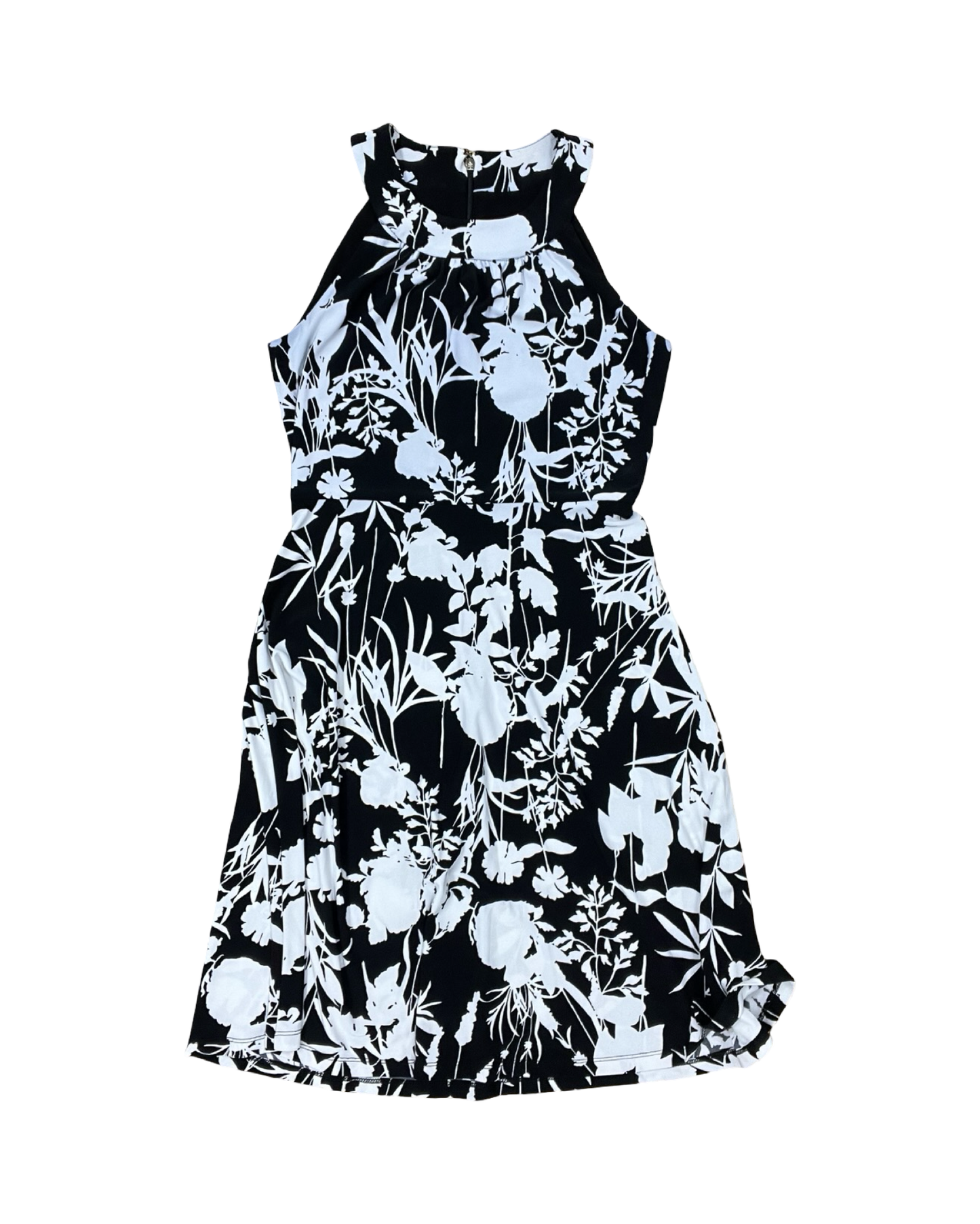 Dress Work By Tommy Hilfiger In Black & White, Size:Xs