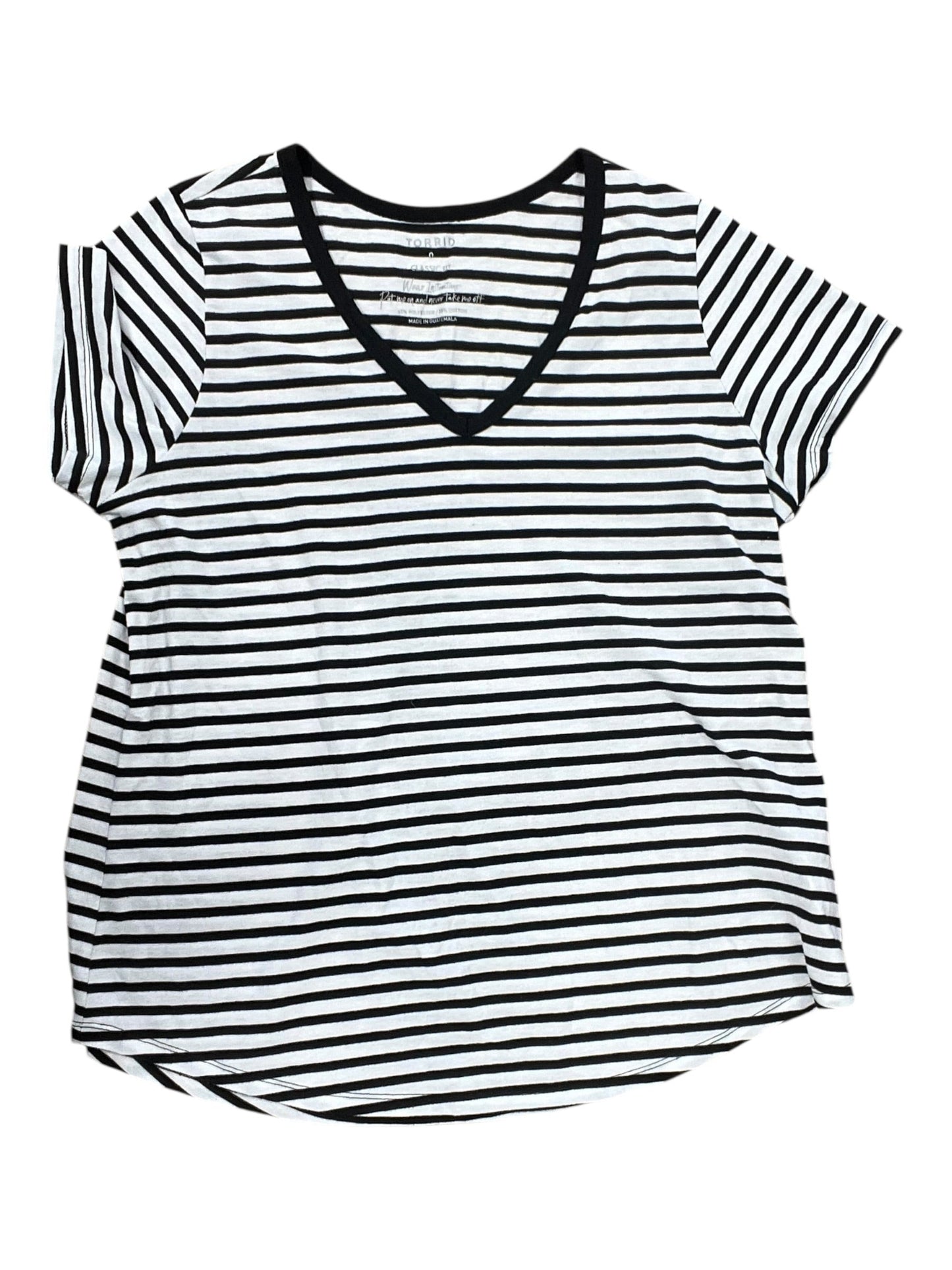 Top Ss By Torrid In Black & White, Size:L