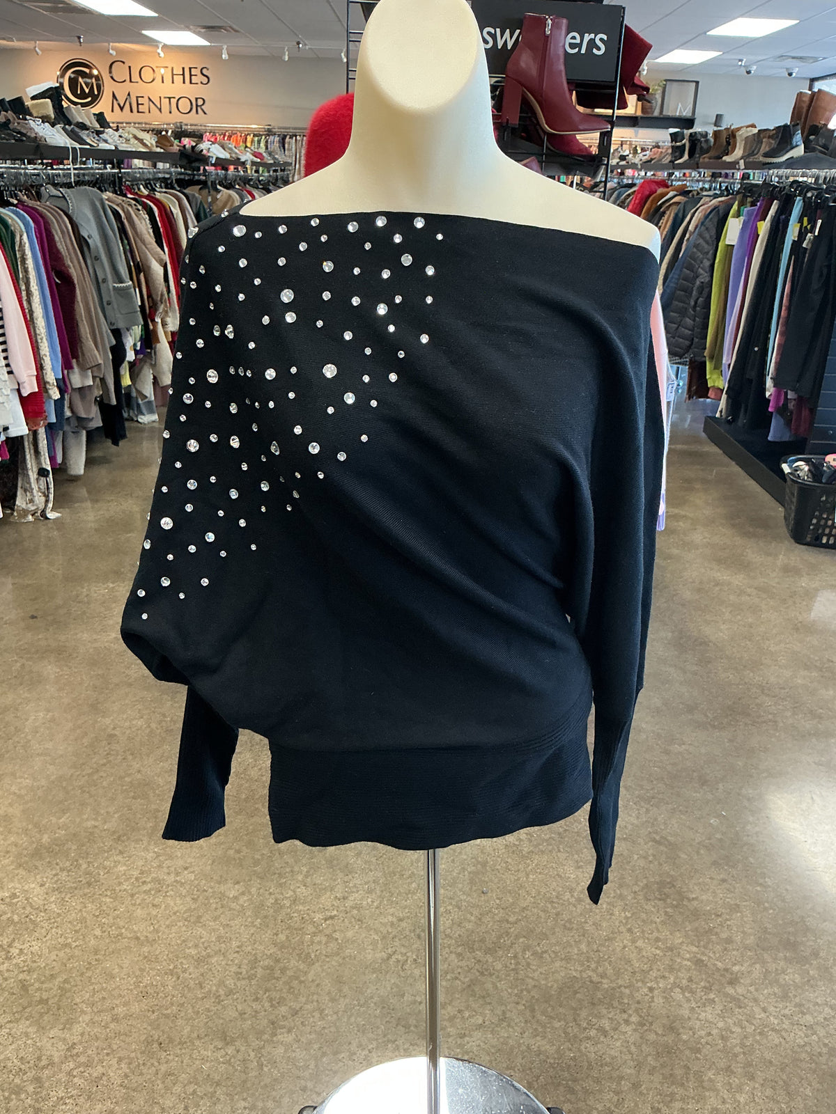 Top Ls By Bebe In Black, Size:M