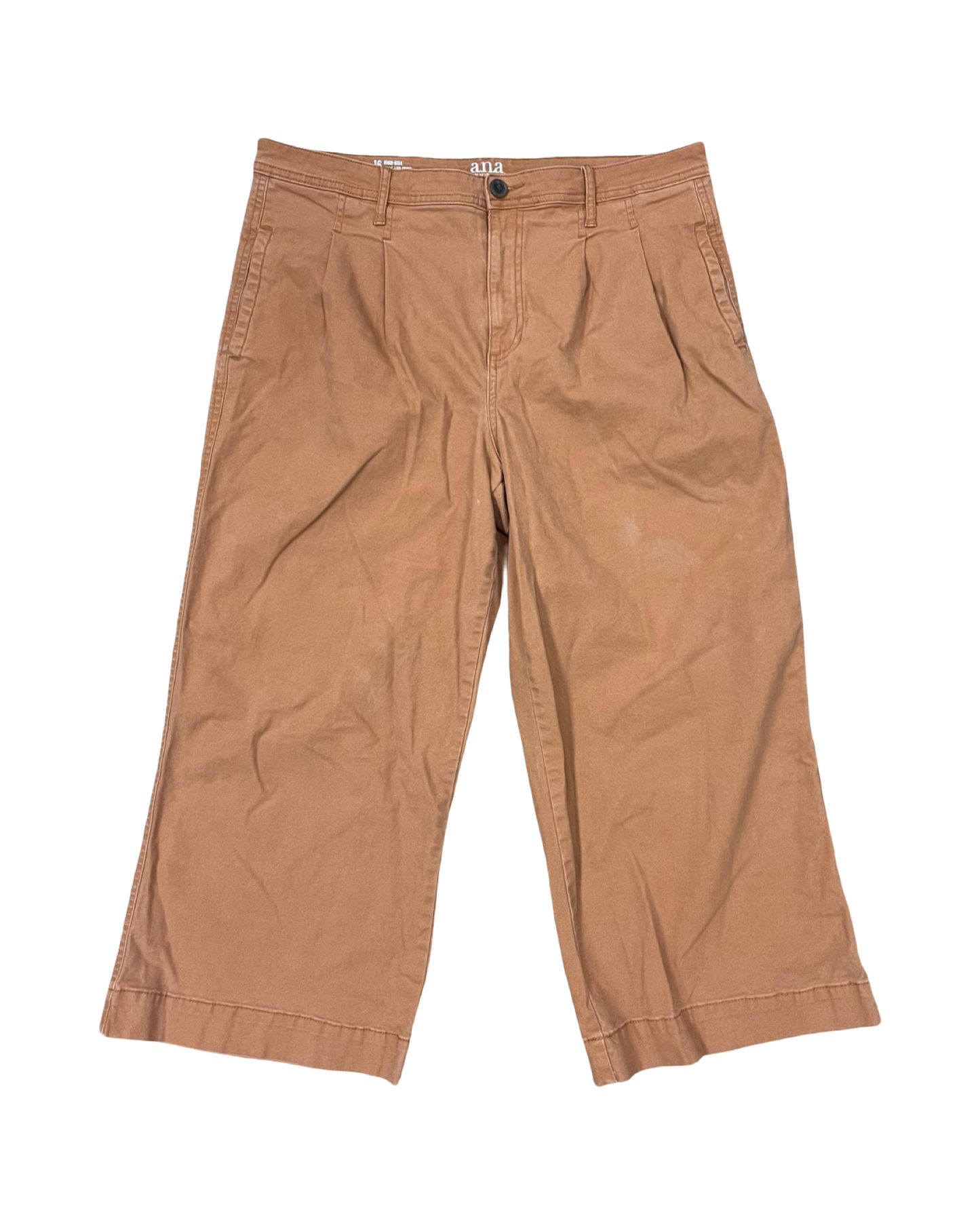 Pants Cropped By Ana In Bronze, Size:16