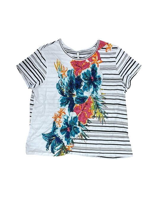 Top Ss By Passport In Black & White, Size:Xl