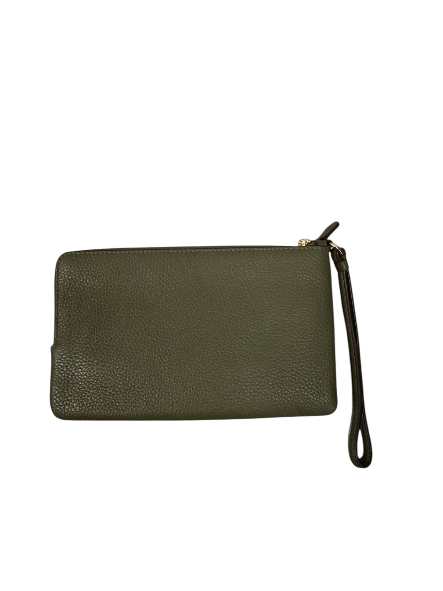 Wristlet Designer By Coach In Green, Size:Large