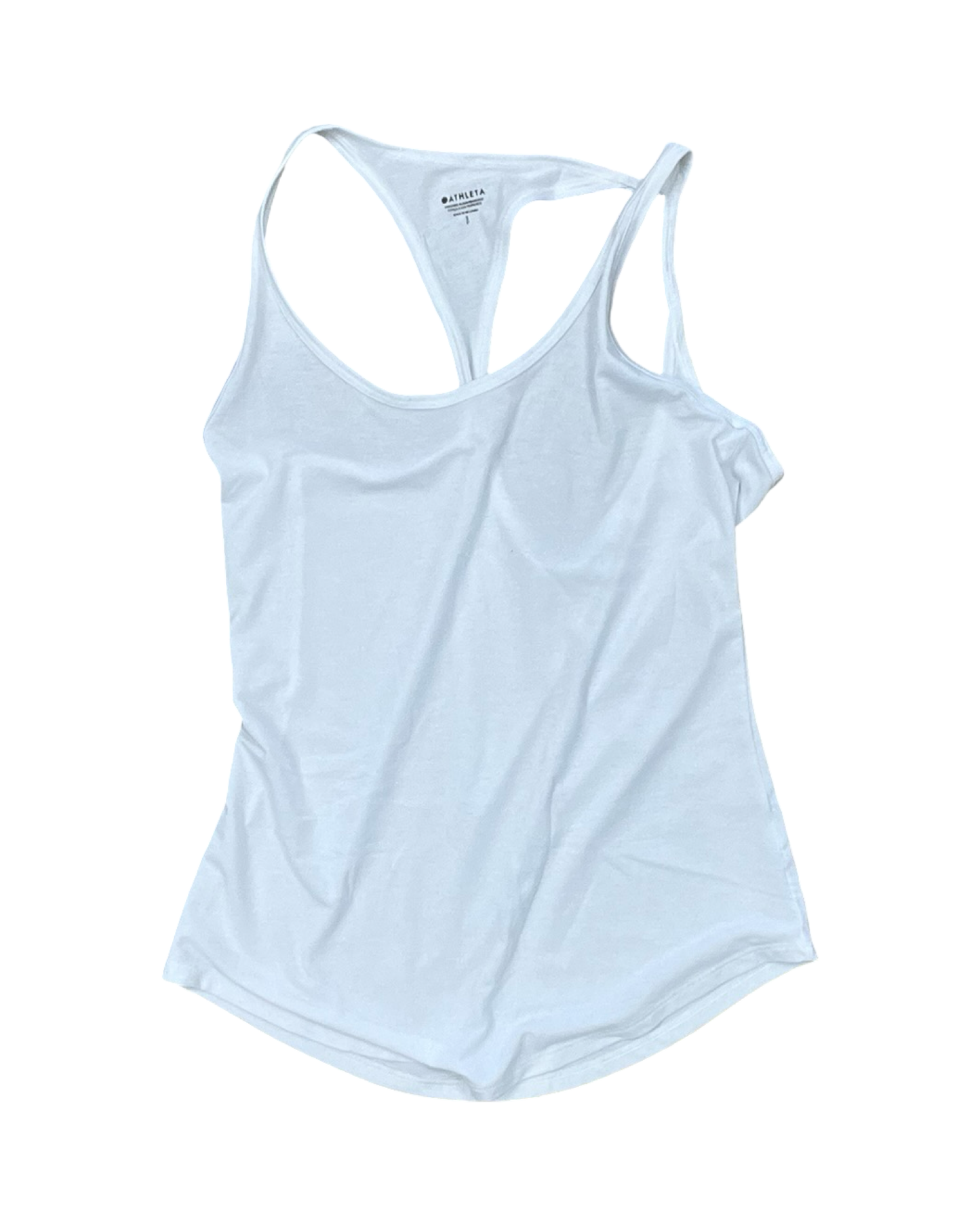 Athletic Tank Top By Athleta In White, Size:S