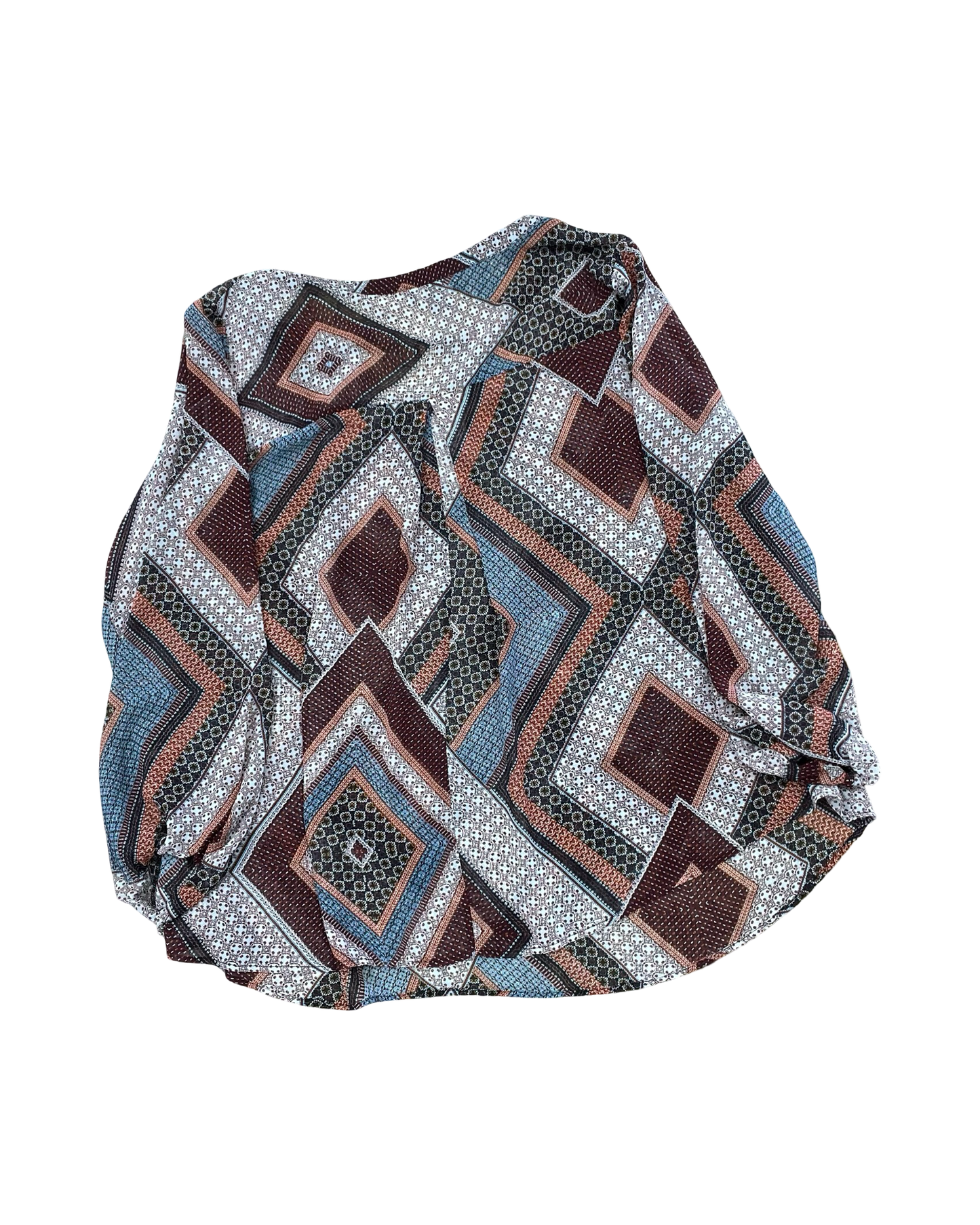 Top Ls By Agb In Maroon, Size:2X