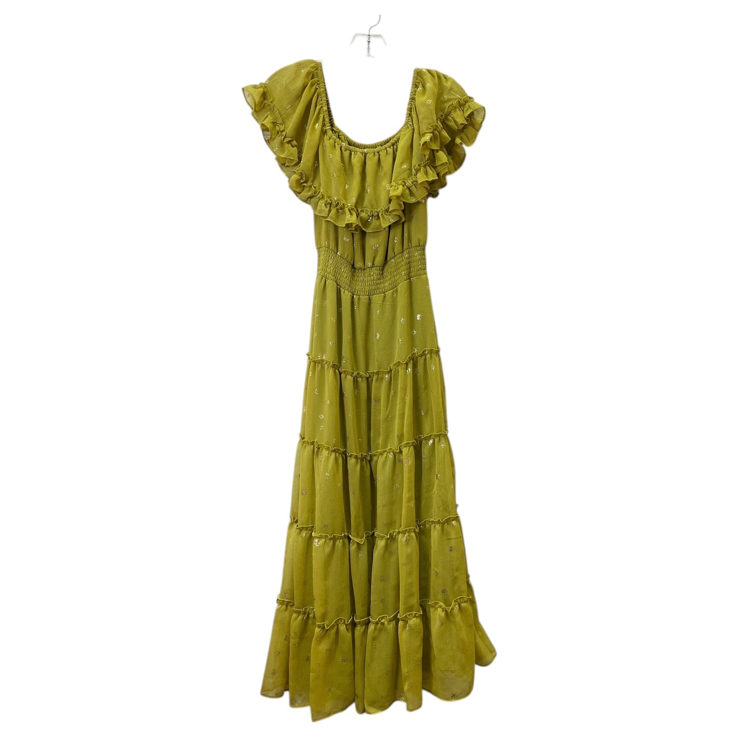 Dress Casual Midi By Vince Camuto In Yellow, Size:Xs