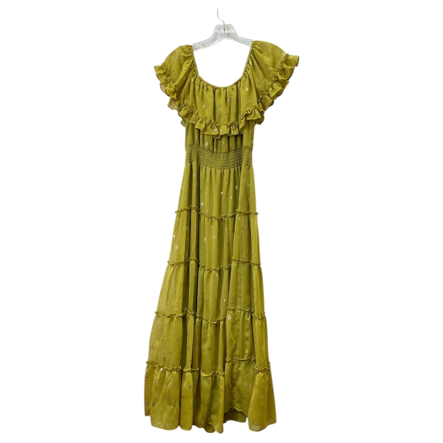 Dress Casual Midi By Vince Camuto In Yellow, Size:Xs