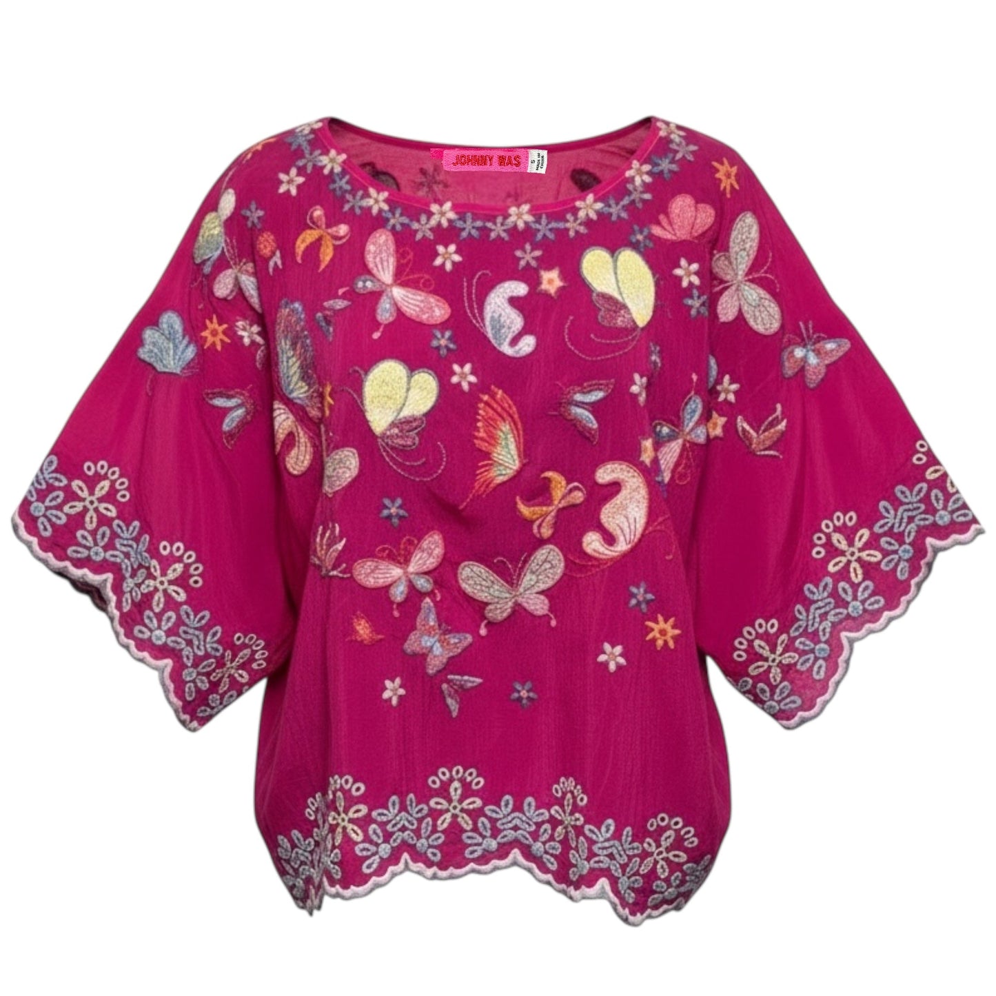Bellona Blouse By Johnny Was In Pink, Size: S