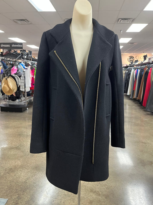 Coat Designer By Diane Von Furstenberg In Black, Size:2