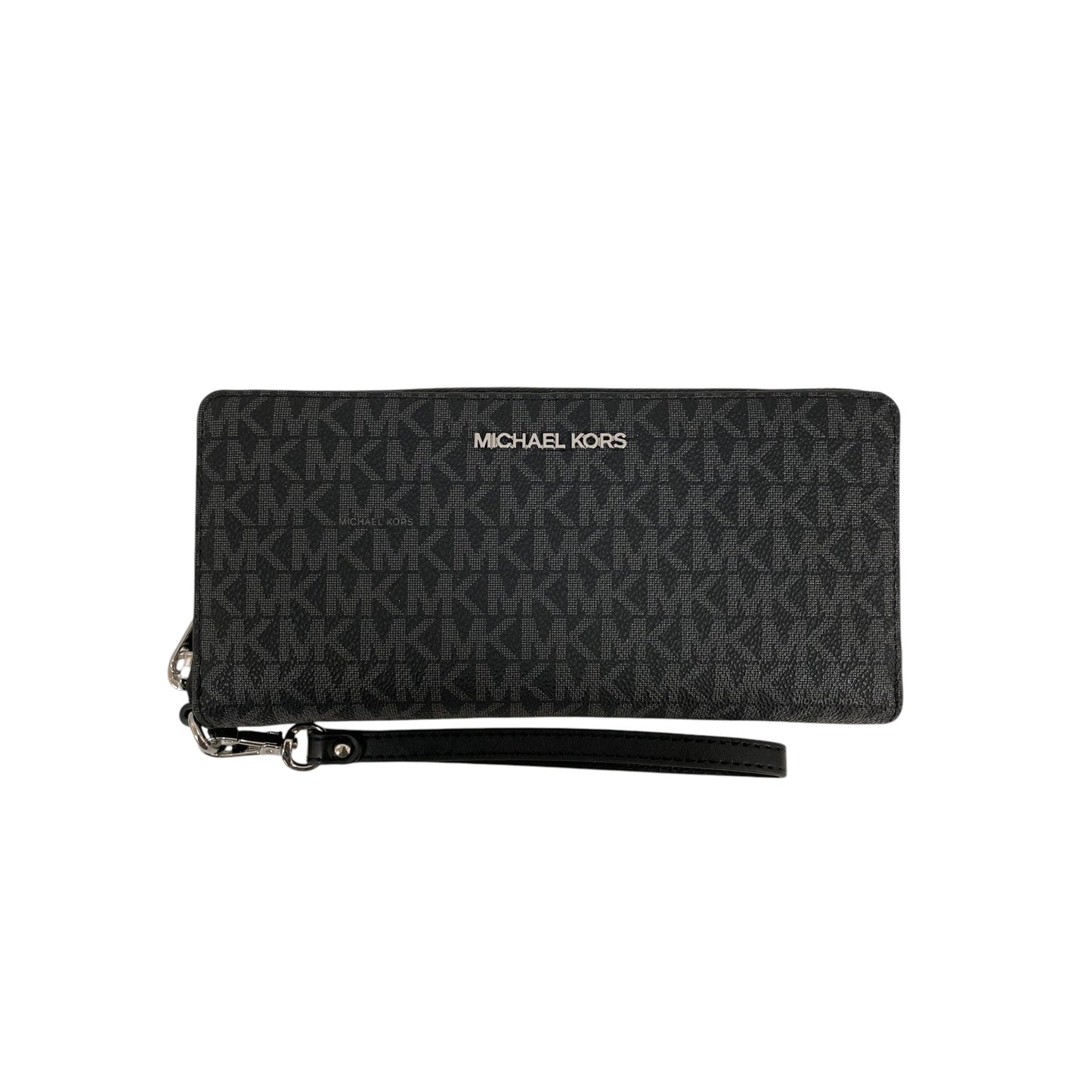 Wallet Designer By Michael Kors In Black & Grey, Size:Medium