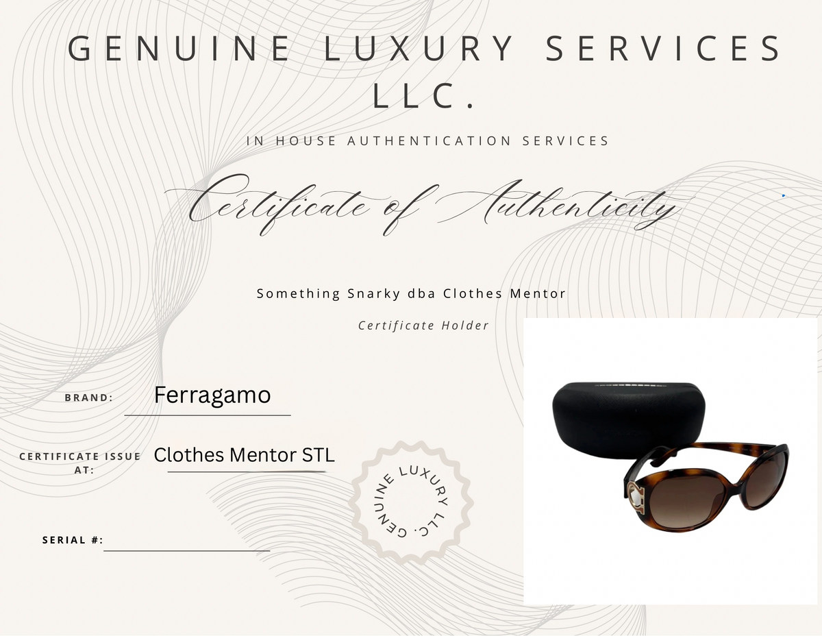 Salvatore Ferragamo Oval Gancubu Luxury Sunglasses
