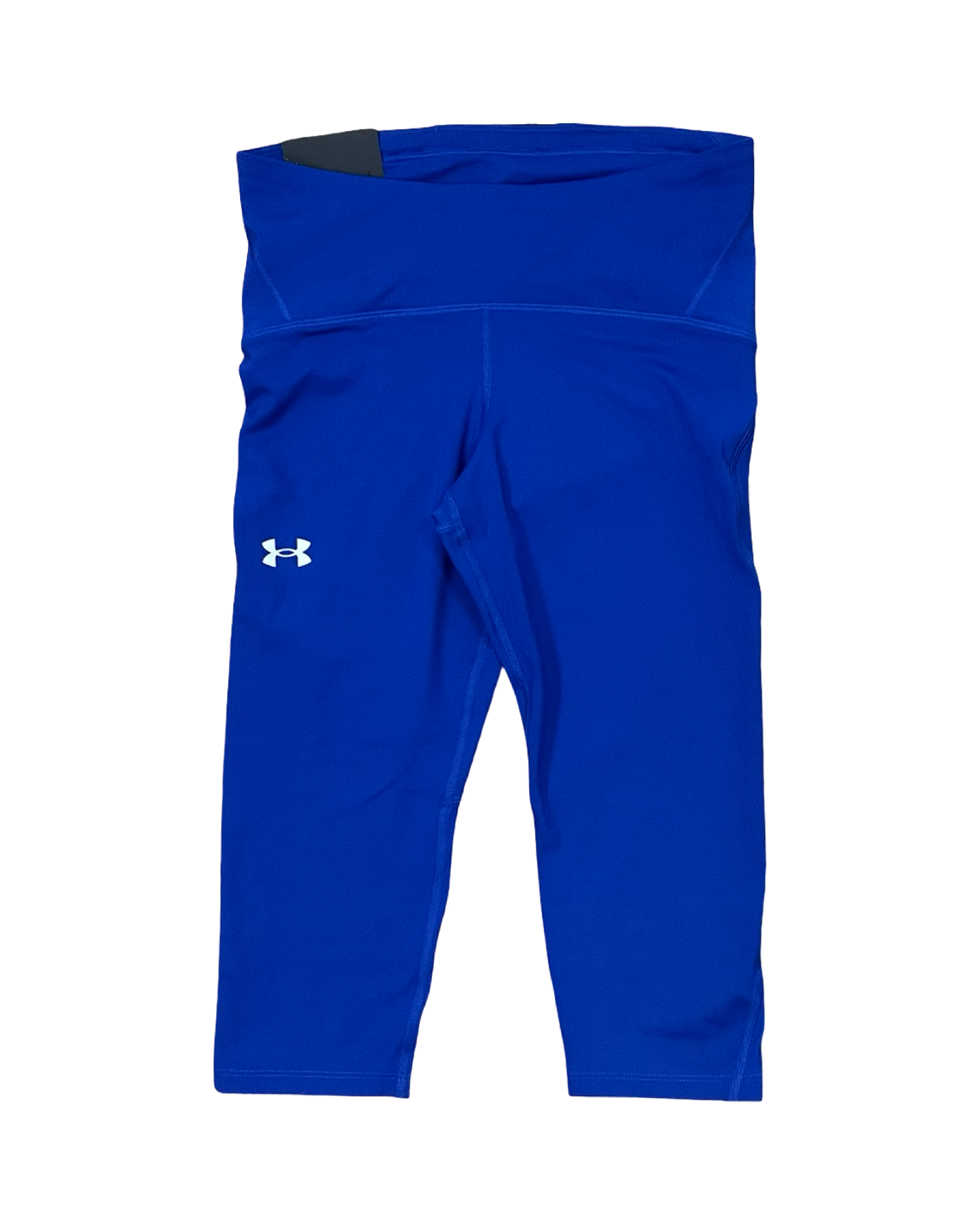 Athletic Leggings Capris By Under Armour In Blue, Size:M