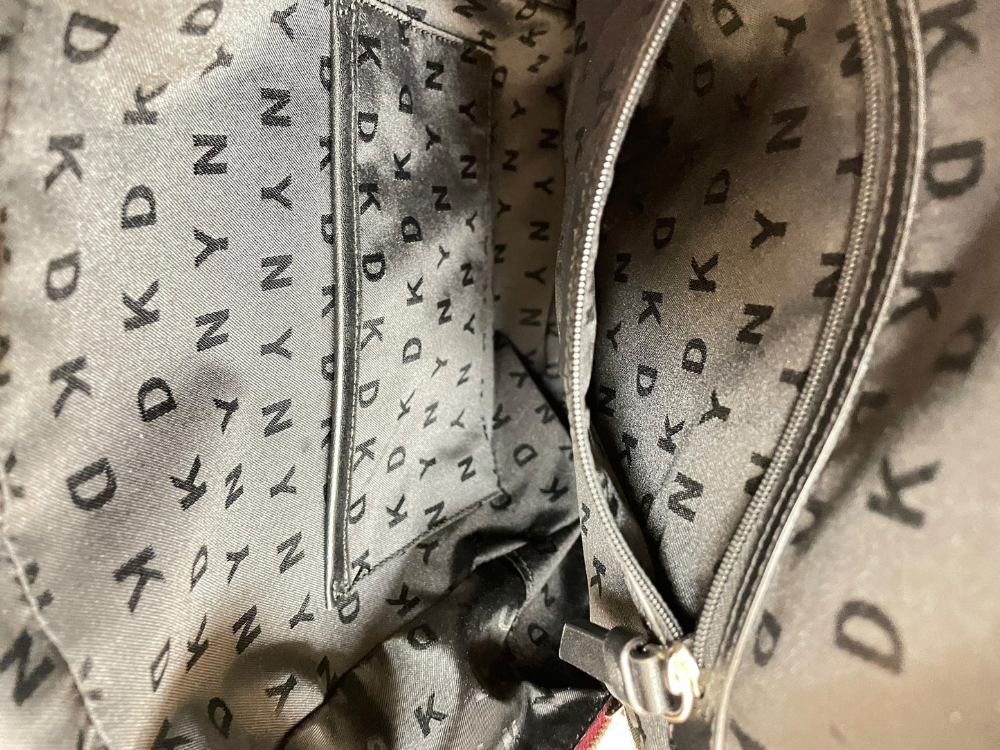 Backpack Leather By Donna Karan In Red, Size:Medium