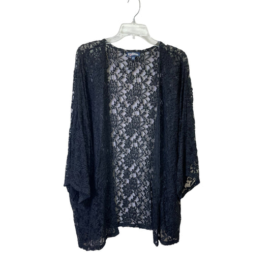 Cardigan By Freshman In Black, Size:Xl