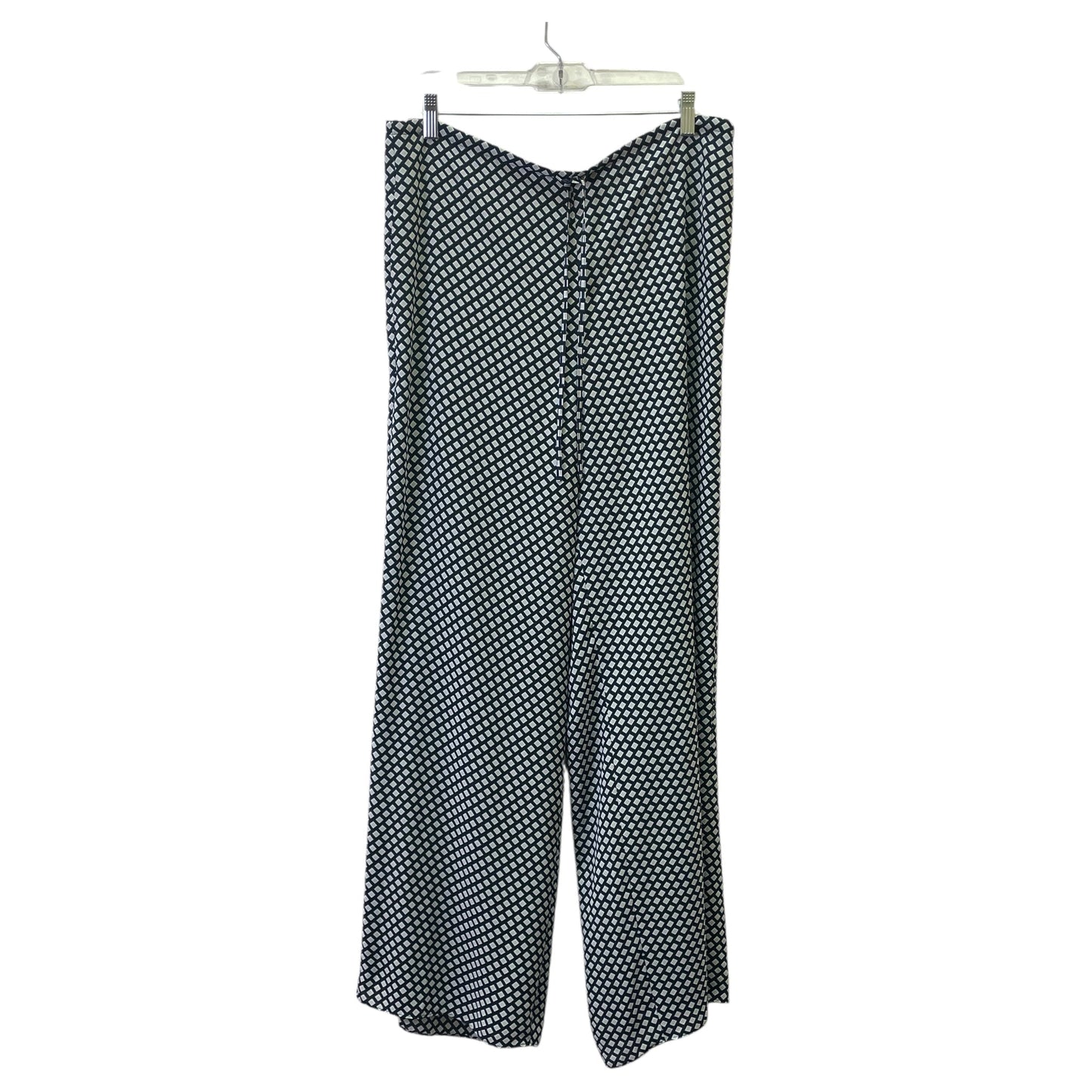 Pants Wide Leg By Theory In Blue, Size:8