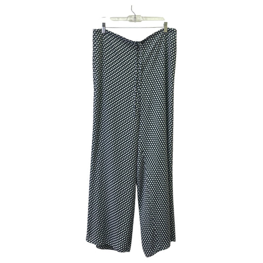 Pants Wide Leg By Theory In Blue, Size:8