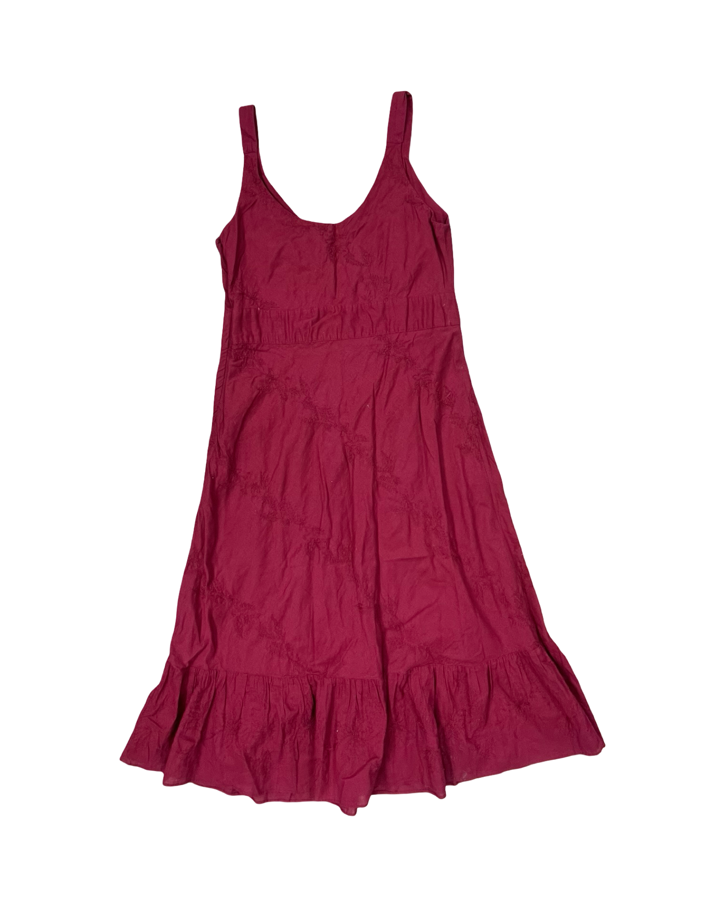 Dress Casual Midi By Gap In Red, Size:M