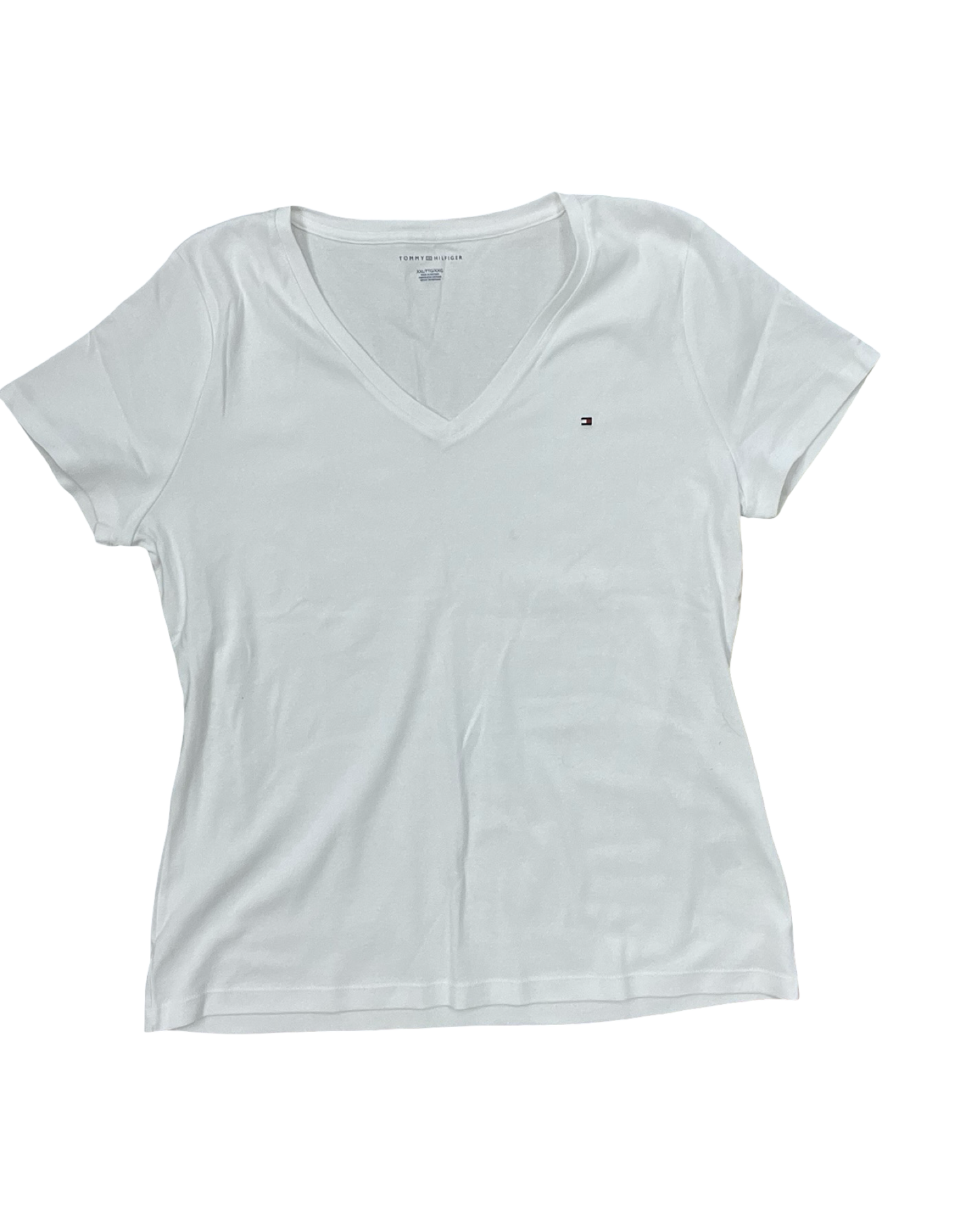 Top Ss By Tommy Hilfiger In White, Size:1X