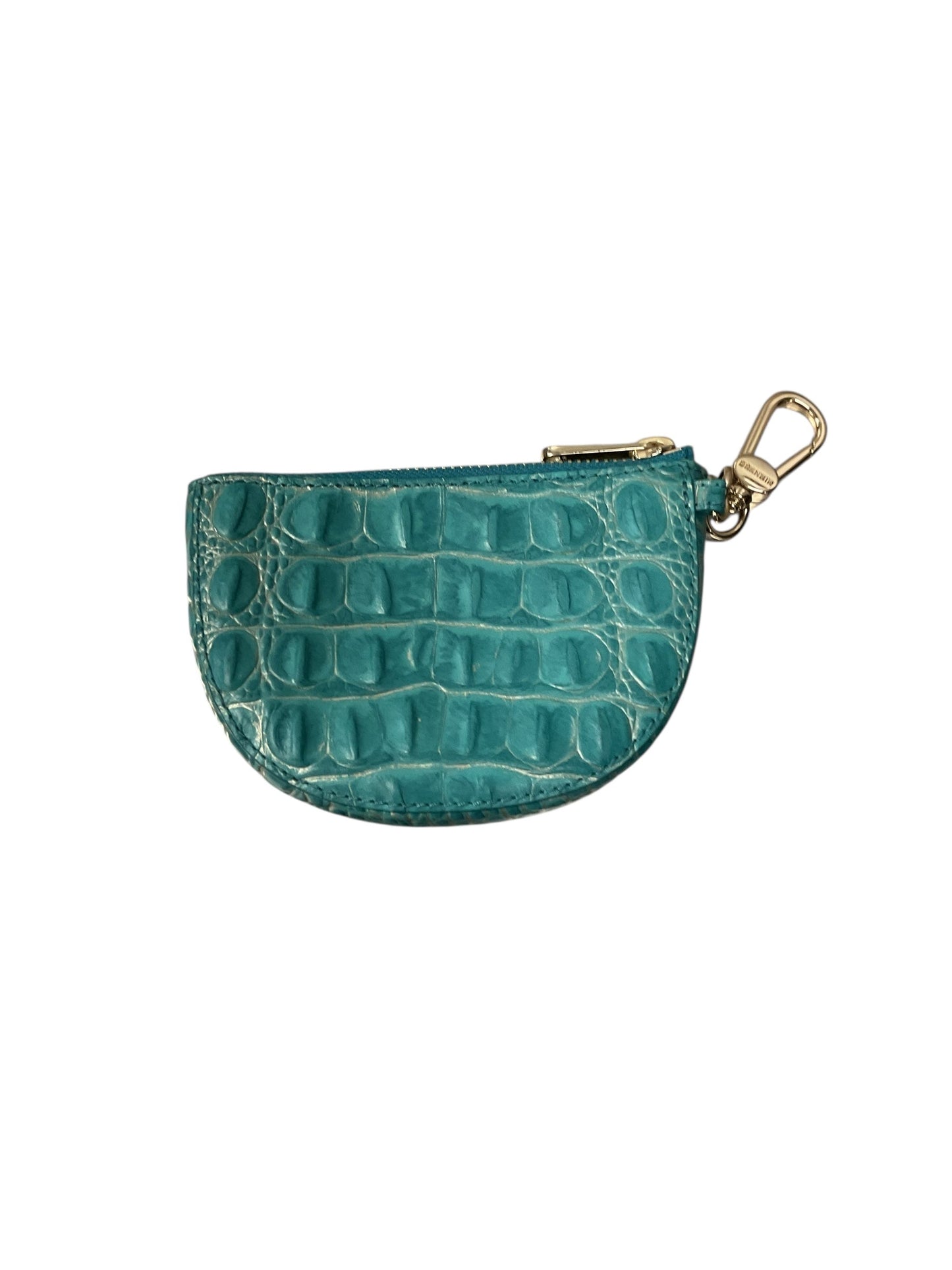 Coin Purse Designer By Brahmin In Blue, Size:Small