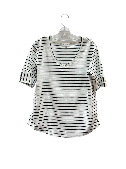 Top 3/4 Sleeve By Jane And Delancey In Black & White, Size:S