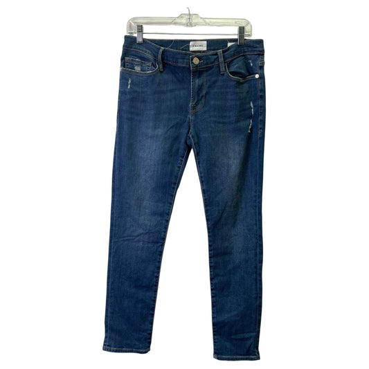JEANS SKINNY by FRAME In BLUE DENIM, Size: 2