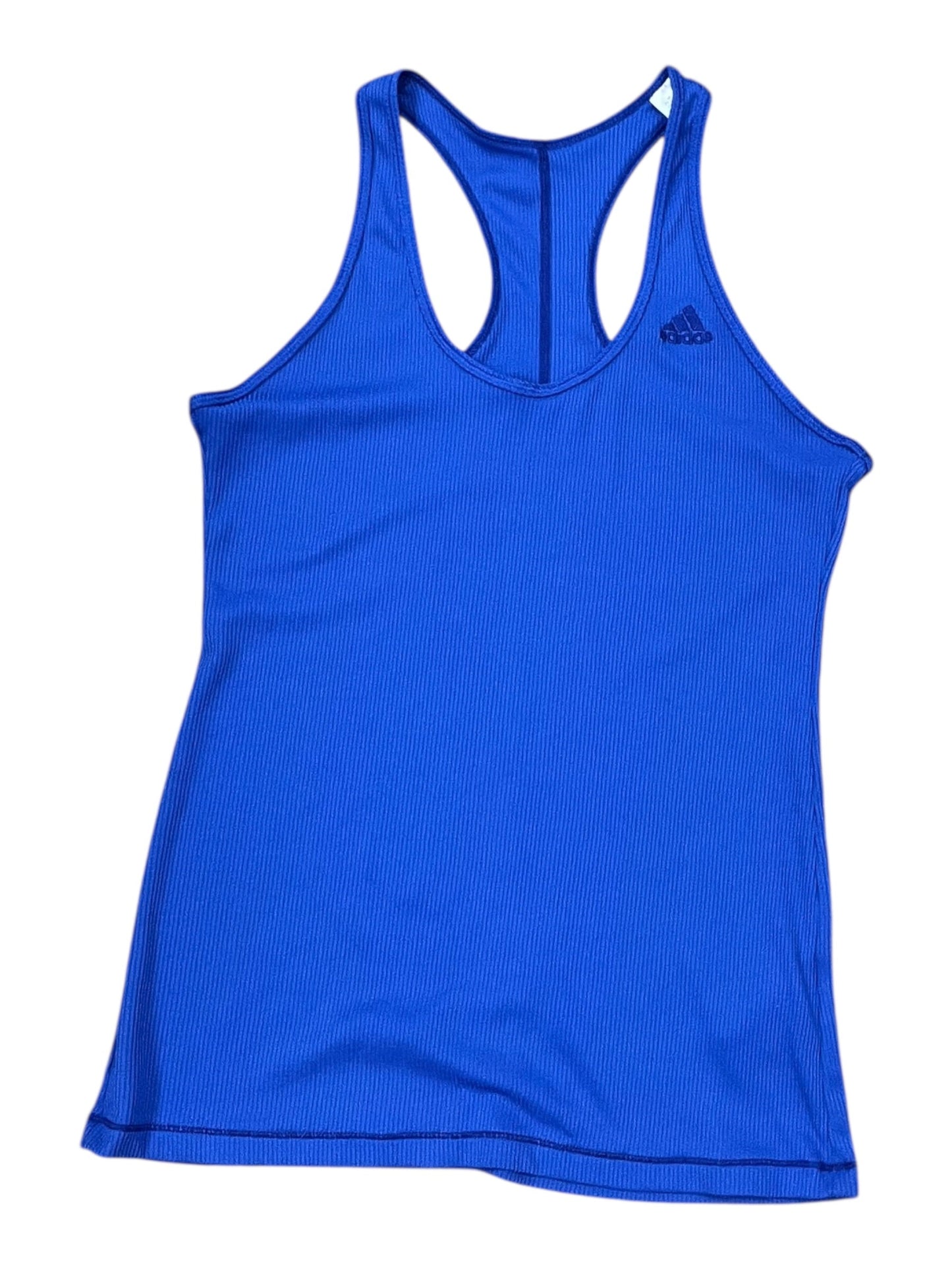 Athletic Tank Top By Adidas In Blue, Size:M