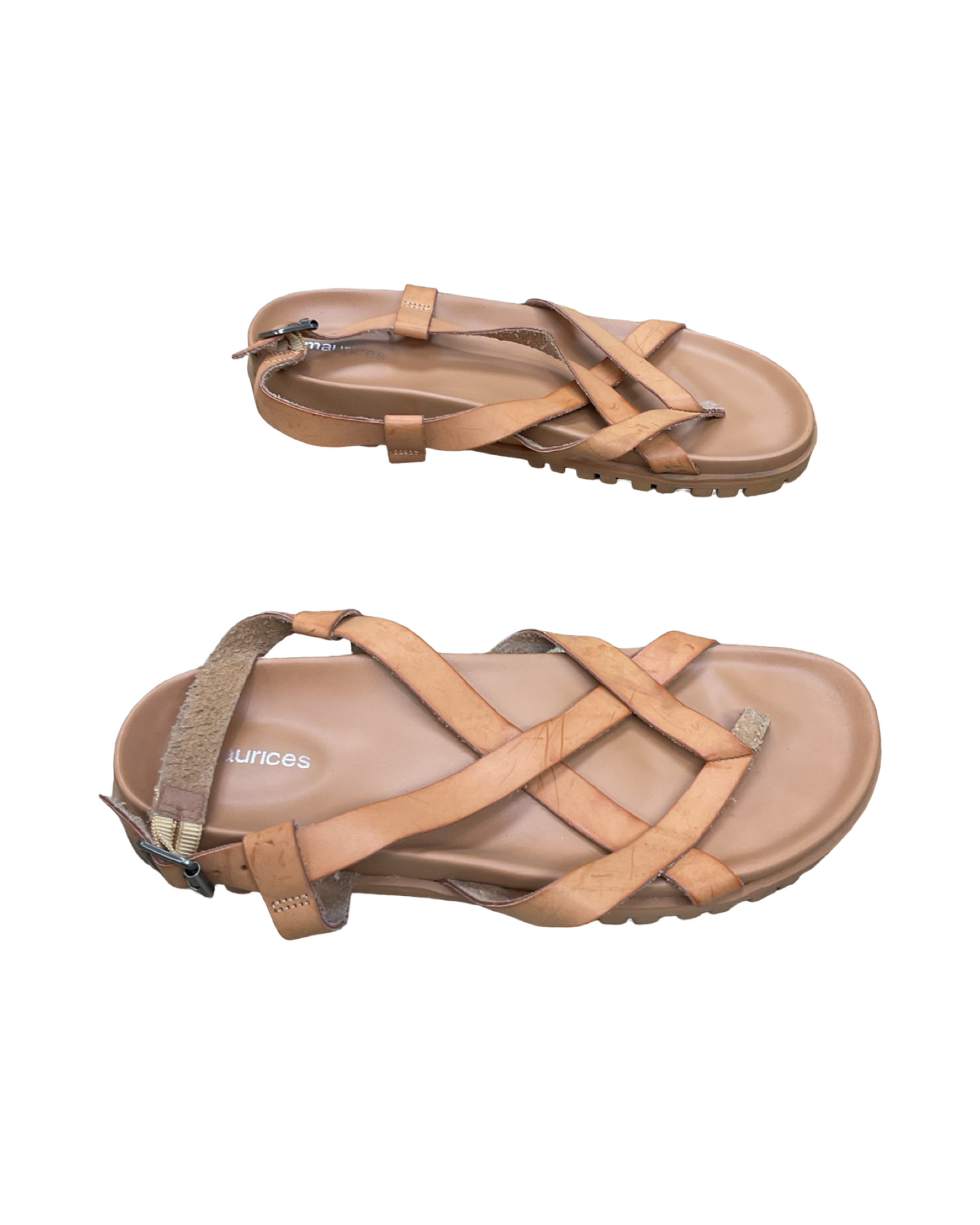 Sandals Flats By Maurices In Orange, Size:10