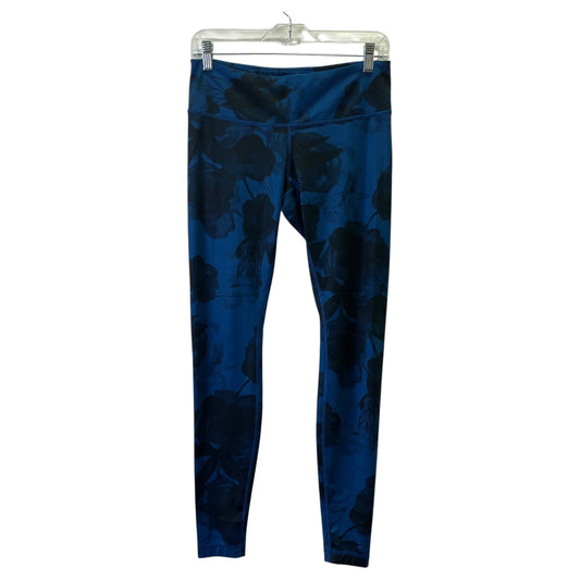 ATHLETIC LEGGINGS by LULULEMON In BLACK & BLUE, Size: M