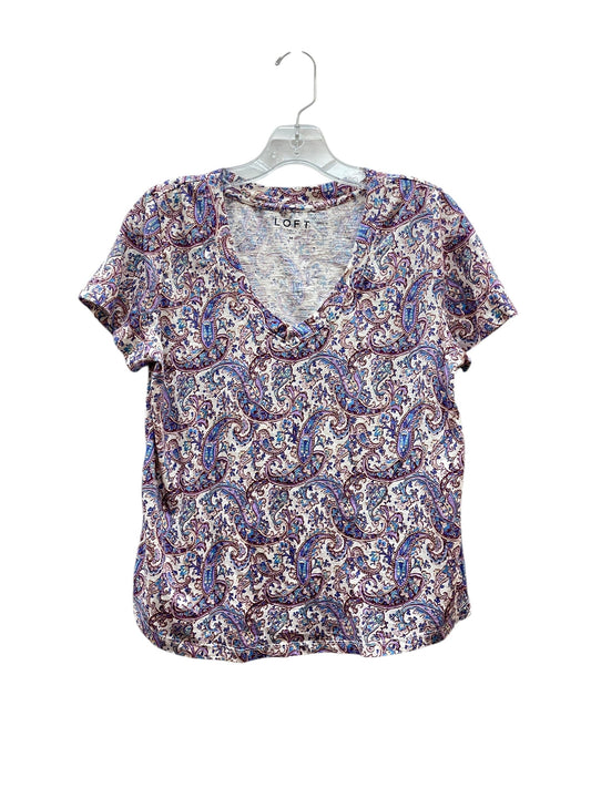 Top Ss By Loft In Paisley Print, Size:M