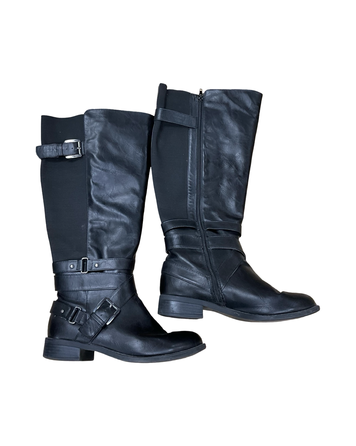 Boots Mid-Calf Heels By Torrid In Black, Size:7