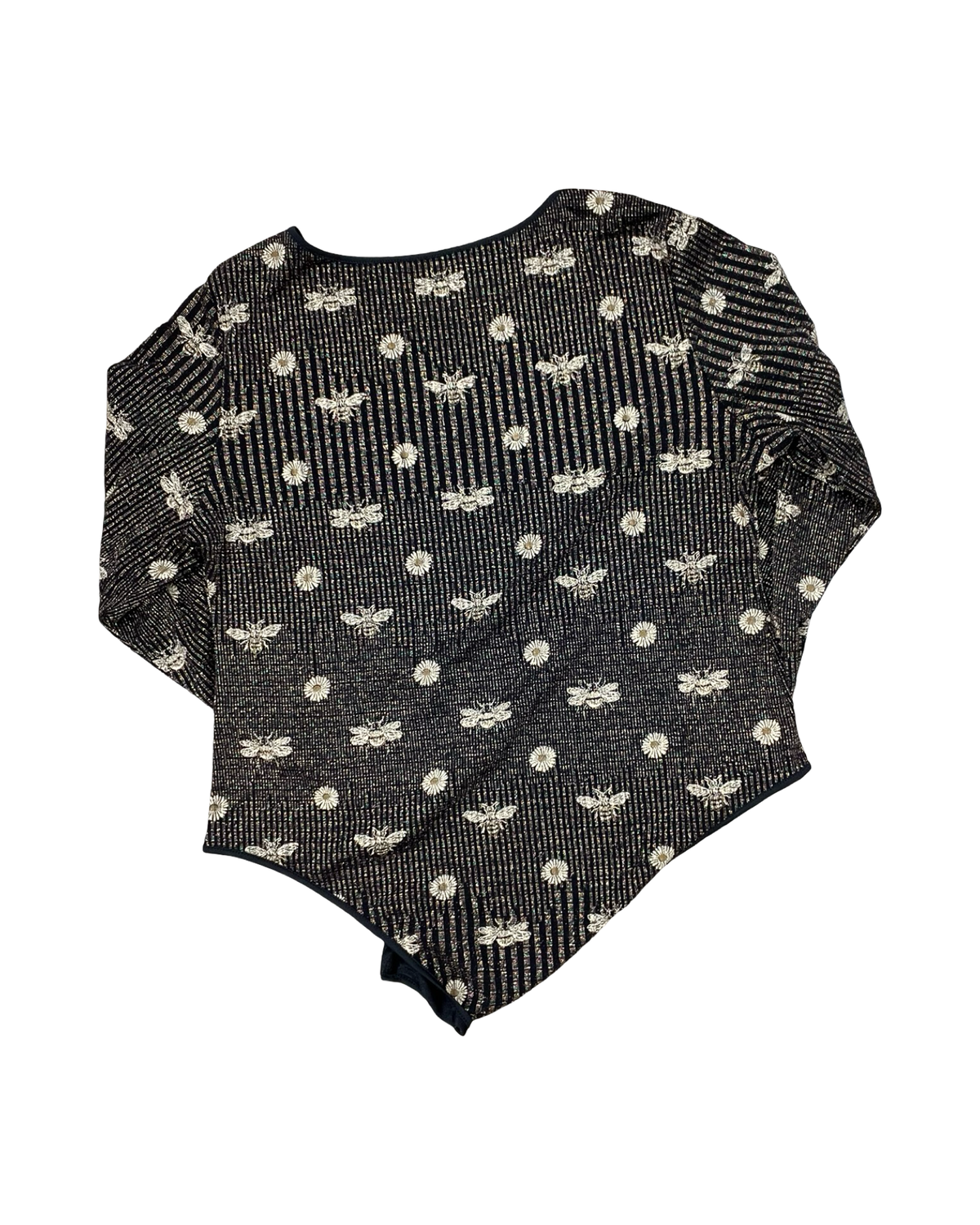 Bodysuit By Shein In Black & Gold, Size:4X