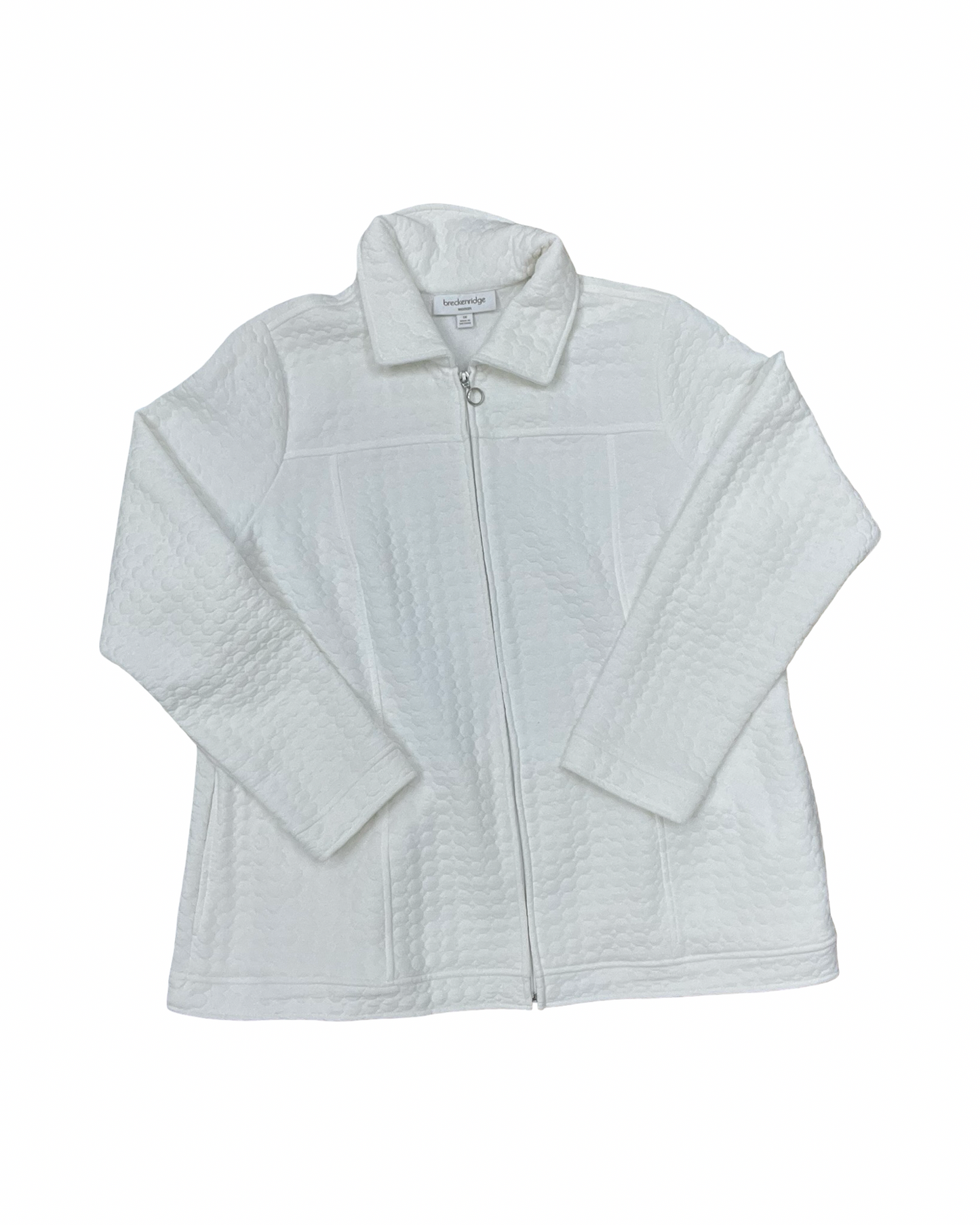 Jacket Other By Breckenridge In White, Size:1X