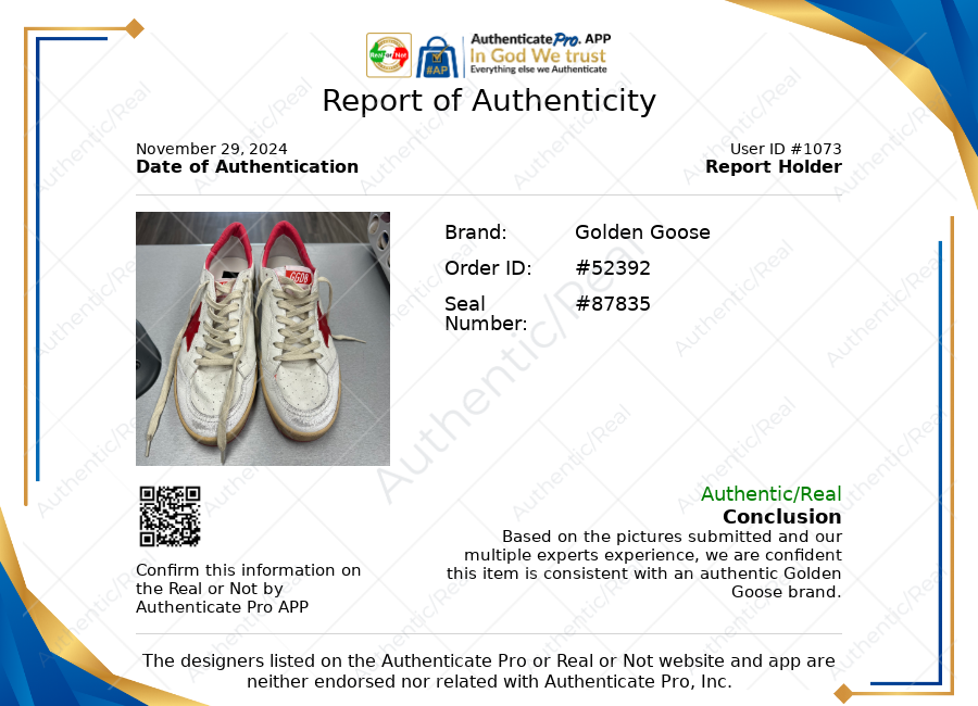 SHOES LUXURY DESIGNER by GOLDEN GOOSE In CREAM & RED, Size: 9.5